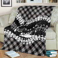 Eleele Hawaii Cowboy Palaka Motifs Personalised Blanket Paniolo Festival Puakenikeni Lei LT14 - Polynesian Pride
