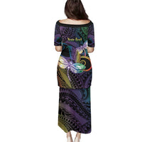 Personalized Polynesian Memorial Family Matching Puletasi and Hawaiian Shirt Dragonflies Appear When Angels Are Near LT14 - Polynesian Pride
