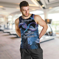 Polynesian Memorial Men Tank Top Hummingbirds Appear When Angels Are Near LT14