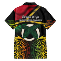 Vanuatu 1980 Family Matching Mermaid Dress and Hawaiian Shirt Hapi 46 Yia Indipendens Anivesari LT14 - Polynesian Pride
