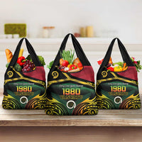 Vanuatu 1980 Grocery Bag Hapi 46 Yia Indipendens Anivesari LT14 3-pack One Size Black - Polynesian Pride