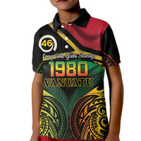 Vanuatu 1980 Kid Polo Shirt Hapi 45 Yia Indipendens Anivesari