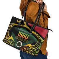 Vanuatu 1980 Leather Tote Bag Hapi 46 Yia Indipendens Anivesari LT14 - Polynesian Pride