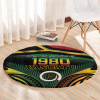 Vanuatu 1980 Round Carpet Hapi 45 Yia Indipendens Anivesari