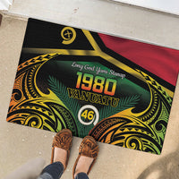 Vanuatu 1980 Rubber Doormat Hapi 46 Yia Indipendens Anivesari LT14 - Polynesian Pride
