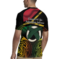 Vanuatu 1980 Rugby Jersey Hapi 46 Yia Indipendens Anivesari LT14 - Polynesian Pride