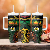 Vanuatu 1980 Tumbler With Handle Hapi 46 Yia Indipendens Anivesari LT14 - Polynesian Pride