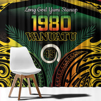 Vanuatu 1980 Window Curtain Hapi 46 Yia Indipendens Anivesari LT14 - Polynesian Pride