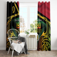 Vanuatu 1980 Window Curtain Hapi 46 Yia Indipendens Anivesari LT14 - Polynesian Pride