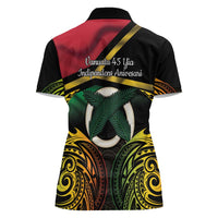 Vanuatu 1980 Women Polo Shirt Hapi 45 Yia Indipendens Anivesari