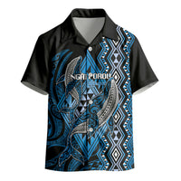 Aotearoa Iwi Ngati Porou Personalised Kid Hawaiian Shirt NZ Maori Humpback Whale Taniko Motifs LT14 - Polynesian Pride