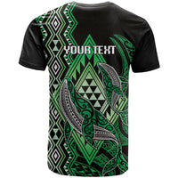 Aotearoa Iwi Ngai Tahu Personalised T Shirt NZ Maori Humpback Whale Taniko Motifs LT14 - Polynesian Pride