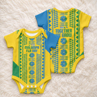 Malampa Fiji Day Baby Onesie 10 October Together We Grow Tapa Motifs