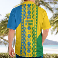 Malampa Fiji Day Hawaiian Shirt 10 October Together We Grow Tapa Motifs