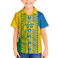 Malampa Fiji Day Hawaiian Shirt 10 October Together We Grow Tapa Motifs