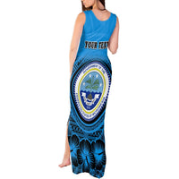 Personalised Yap Constitution Day Tank Maxi Dress FSM Seal Happy 24 December LT14 - Polynesian Pride