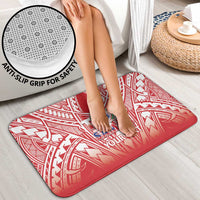 Toa Samoa Rugby Custom Bathroom Set Samoa mo Samoa Polynesian Pacific Red - Polynesian Pride