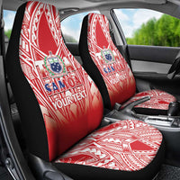 Toa Samoa Rugby Custom Car Seat Cover Samoa mo Samoa Polynesian Pacific Red - Polynesian Pride