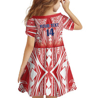 Toa Samoa Rugby Custom Family Matching Mermaid Dress and Hawaiian Shirt Samoa mo Samoa Polynesian Pacific Red - Polynesian Pride