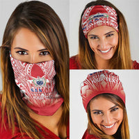 Toa Samoa Rugby Custom Neck Gaiter Samoa mo Samoa Polynesian Pacific Red - Polynesian Pride