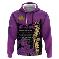 ANZAC Soldier and War Animals Zip Hoodie We Will Remember Them