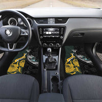 New Zealand and South Africa Rugby Car Mats Silver Fern With Springboks