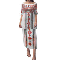 Bulgarian Embroidery Style Seamless Pattern Puletasi