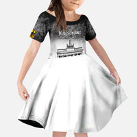 Personalized Germany Berlin Wall Kid Short Sleeve Dress Tag der Deutschen Einheit