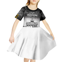 Personalized Germany Berlin Wall Kid Short Sleeve Dress Tag der Deutschen Einheit