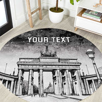 Personalized Germany Berlin Wall Round Carpet Tag der Deutschen Einheit