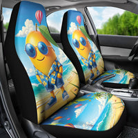 Funny Hawaii Mango Car Seat Cover Tropical Summer Beach Mascot Vacation