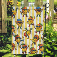 Funny Hawaii Mango Hip Hop Cartoon Garden Flag Summer Beach Party