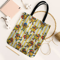Funny Hawaii Mango Hip Hop Cartoon Tote Bag Summer Beach Party