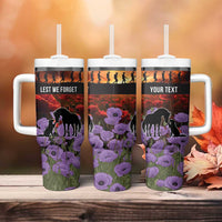 Personalised ANZAC Day Tumbler With Handle Remembering the Animals of War