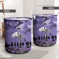 ANZAC Day Laundry Basket Lest We Forget the Animals Too