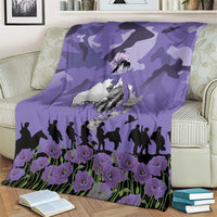 ANZAC Day Blanket Lest We Forget the Animals Too