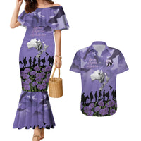 ANZAC Day Couples Matching Mermaid Dress and Hawaiian Shirt Lest We Forget the Animals Too
