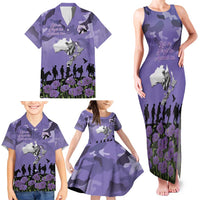 ANZAC Day Family Matching Tank Maxi Dress and Hawaiian Shirt Lest We Forget the Animals Too LT19 - Polynesian Pride