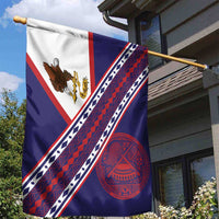 American Samoa Flag Day Garden Flag Polynesian Tribal Tattoo Eagle Art