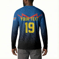 Custom World Football 2026 DR Congo Button Sweatshirt Les Leopards Coupe du Monde Glory