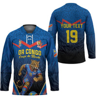 Custom World Football 2026 DR Congo Hockey Jersey Les Leopards Coupe du Monde Glory
