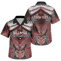 Aotearoa Iwi Ngapuhi Personalised Family Matching Long Sleeve Bodycon Dress and Hawaiian Shirt Maori Kowhaiwhai Pattern
