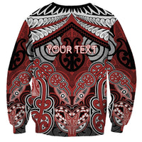 Aotearoa Iwi Ngapuhi Personalised Sweatshirt Maori Kowhaiwhai Pattern