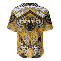 Aotearoa Iwi Ngati Whatua Personalised Baseball Jersey Maori Kowhaiwhai Pattern