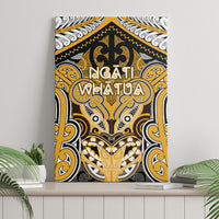 Aotearoa Iwi Ngati Whatua Canvas Wall Art Maori Kowhaiwhai Pattern