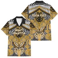 Aotearoa Iwi Ngati Whatua Personalised Family Matching Mermaid Dress and Hawaiian Shirt Maori Kowhaiwhai Pattern
