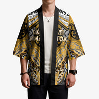 Aotearoa Iwi Ngati Whatua Personalised Kimono Maori Kowhaiwhai Pattern