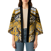 Aotearoa Iwi Ngati Whatua Personalised Kimono Maori Kowhaiwhai Pattern