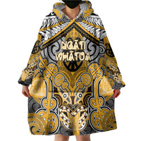 Aotearoa Iwi Ngati Whatua Personalised Wearable Blanket Hoodie Maori Kowhaiwhai Pattern