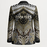 Aotearoa Iwi Waikato Tainui Personalised Blazer Maori Kowhaiwhai Pattern
